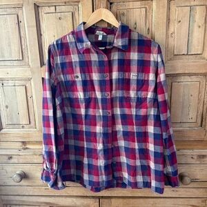 Women's‎ Duluth Trading Company XL  Free Swingin' Flannel Shirt